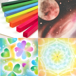 オンラインでもゆびまるこ宇宙アート！